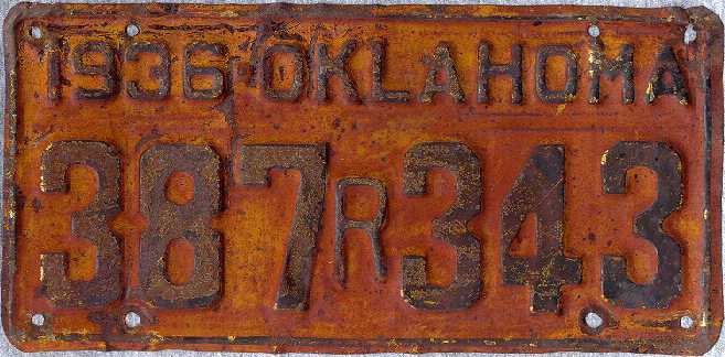 poor condition Oklahoma 1936