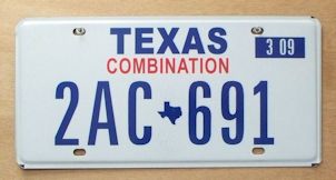Texas 2009 combination